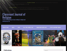 Tablet Screenshot of claremontjournal.com